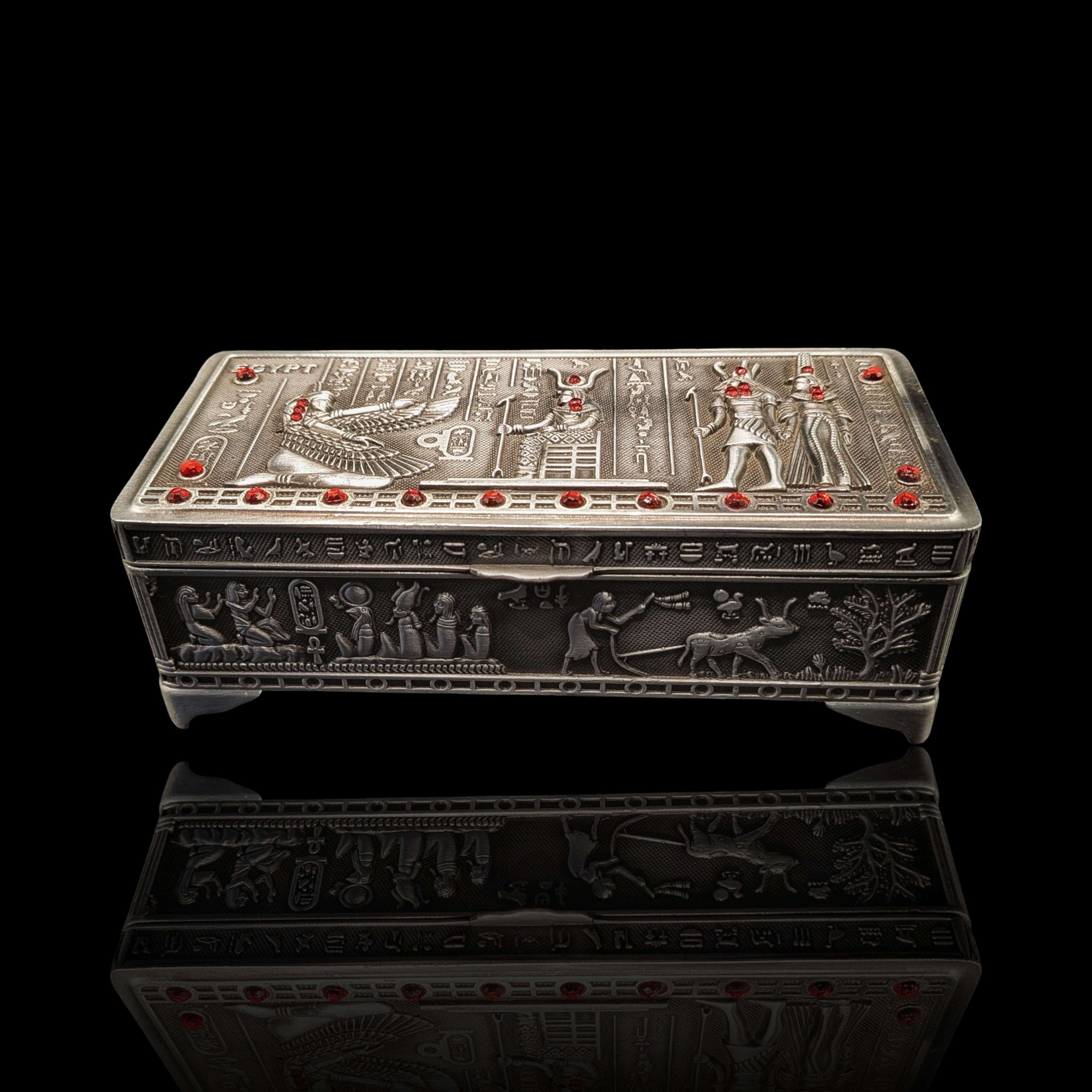 Metal Egyptian Jewellery Box