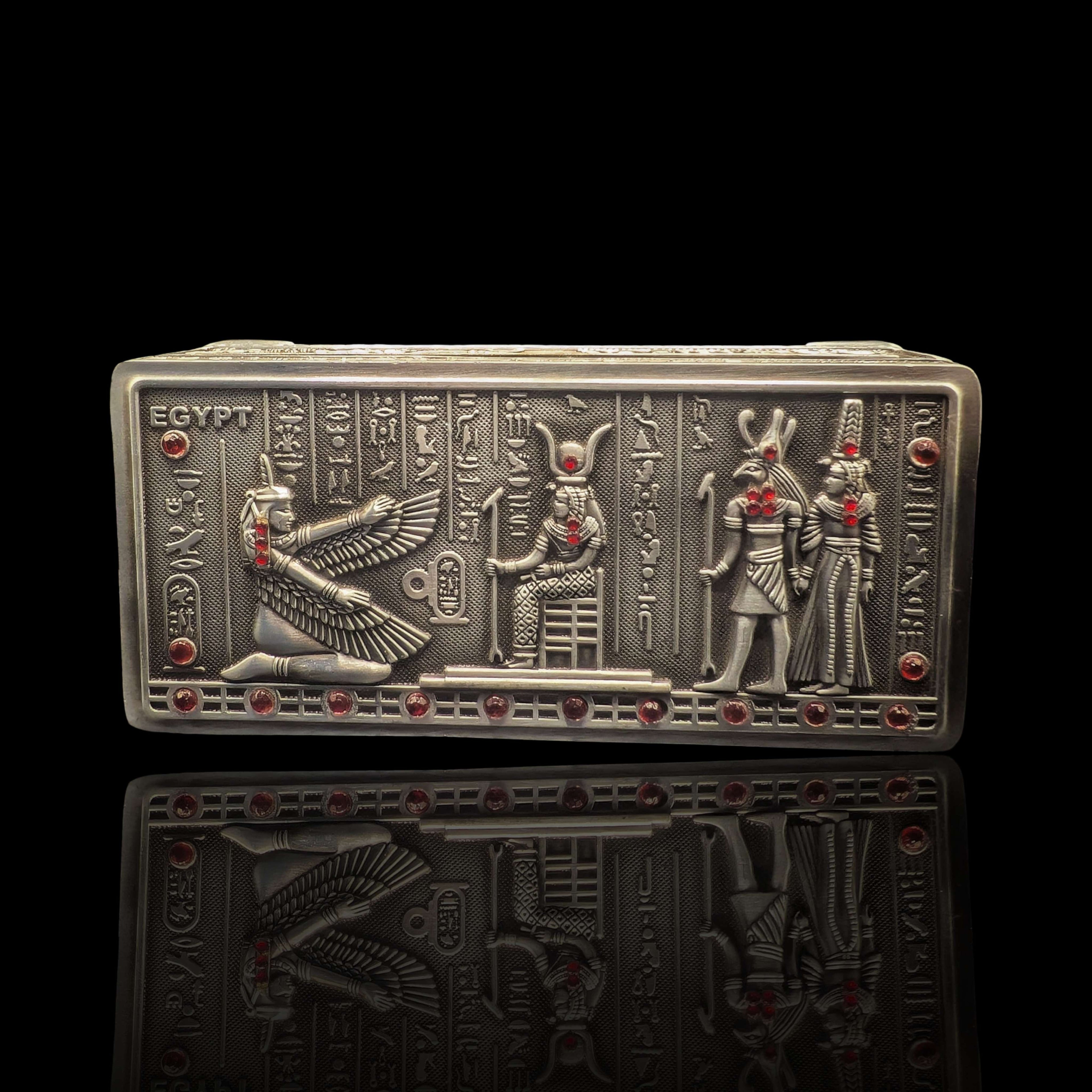 Metal Egyptian Jewellery Box