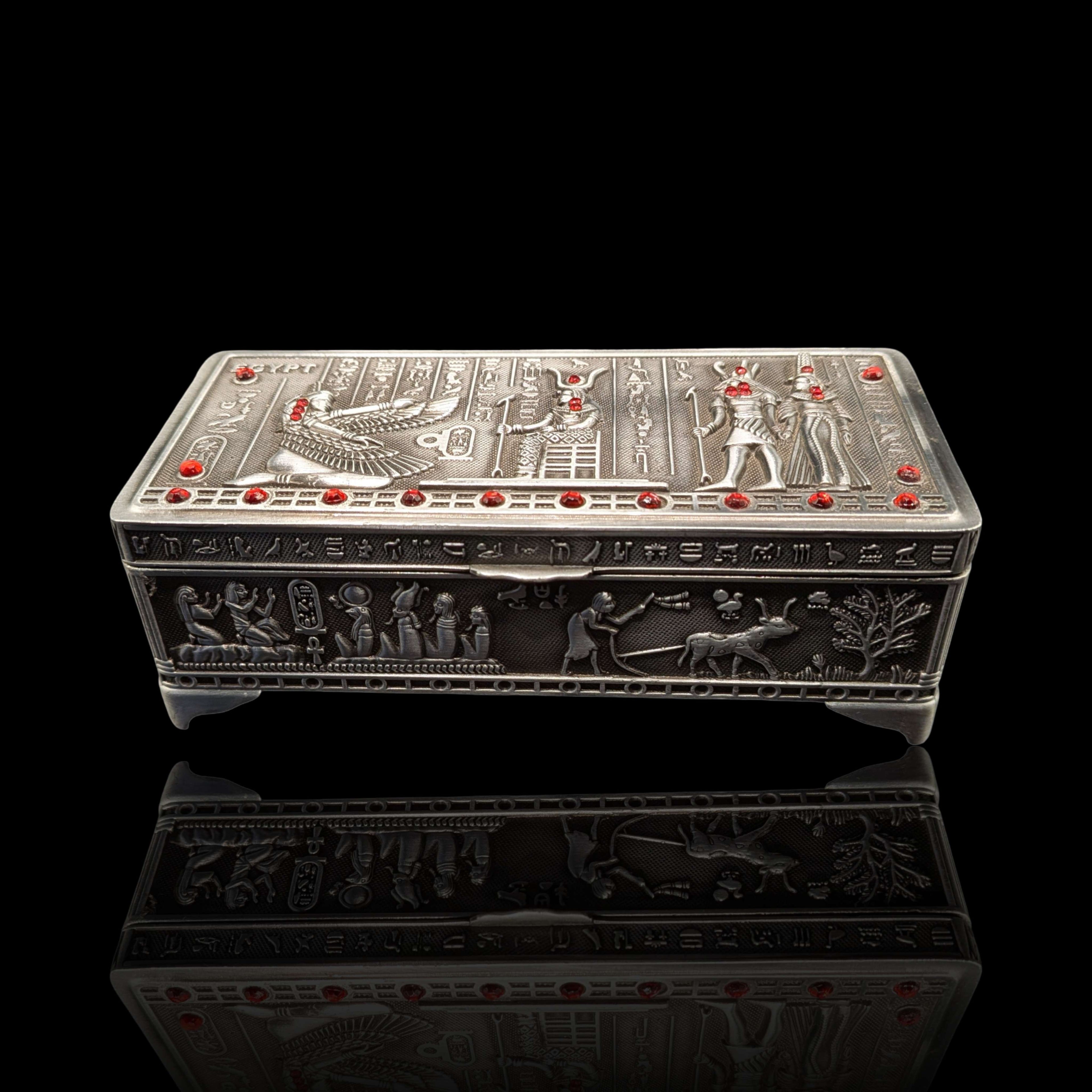 Metal Egyptian Jewellery Box