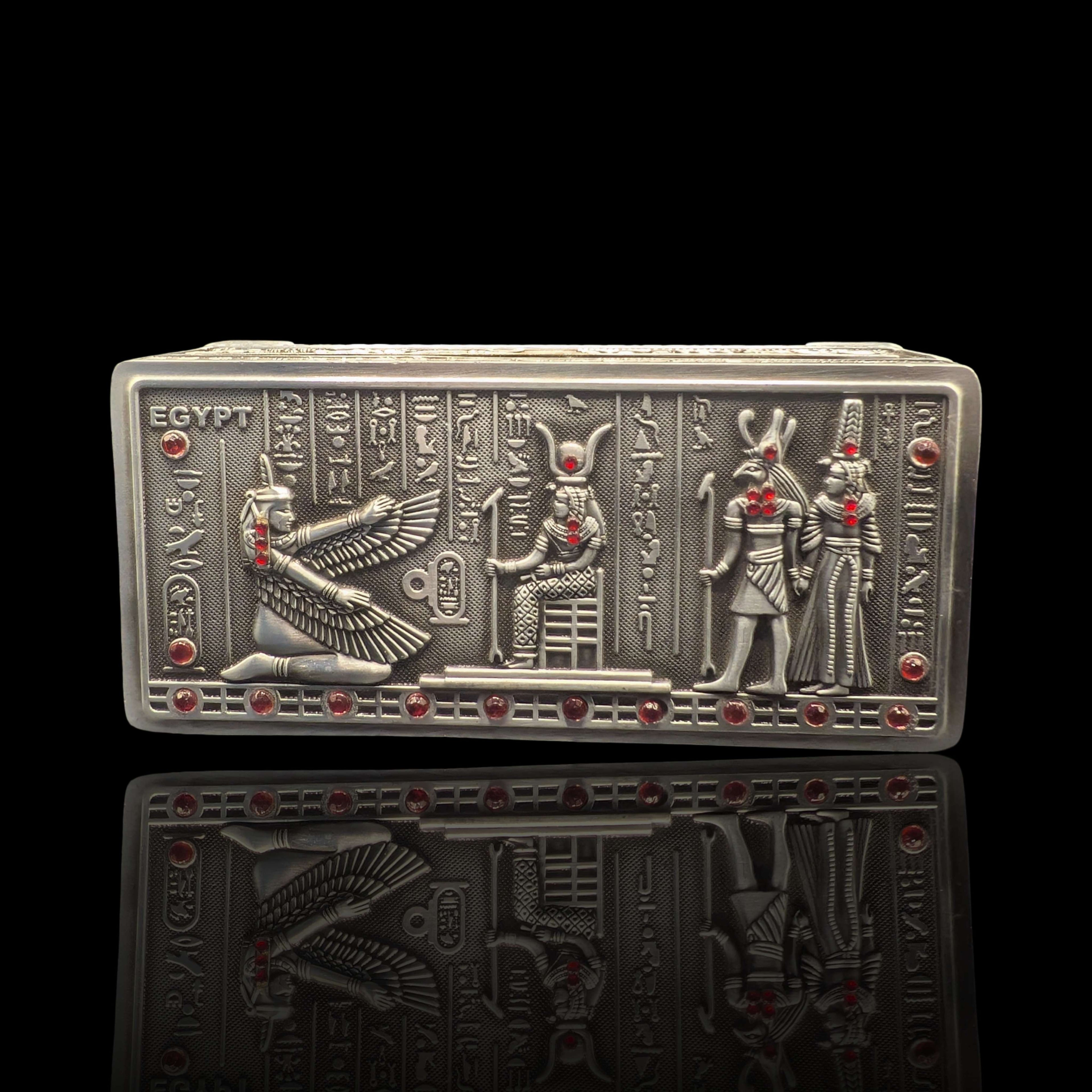 Metal Egyptian Jewellery Box
